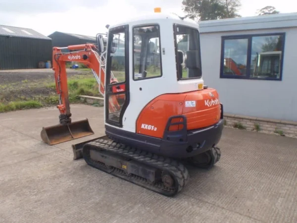 Mini Pelle Kubota KX61-3, 2013, 2,5T