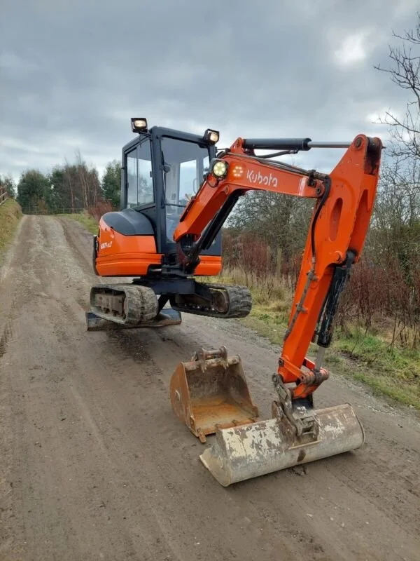 Mini Pelle Kubota KX71-3, 2012, 2,5T
