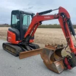 Mini Pelle Kubota U27-4 + Attache Rotative Inclinable - 2,7 T - 2018